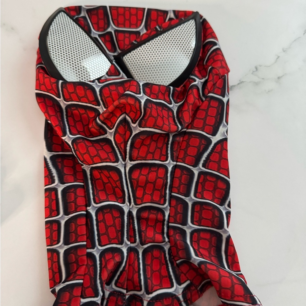 Red and Black full Spider Web Costume